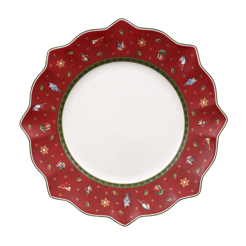 Villeroy & Boch Toy's Delight Red Dinner Plate In Red