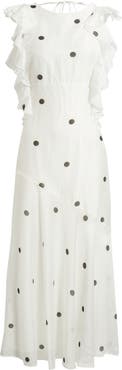 Chelsea28 Flutter Sleeve Maxi Dress