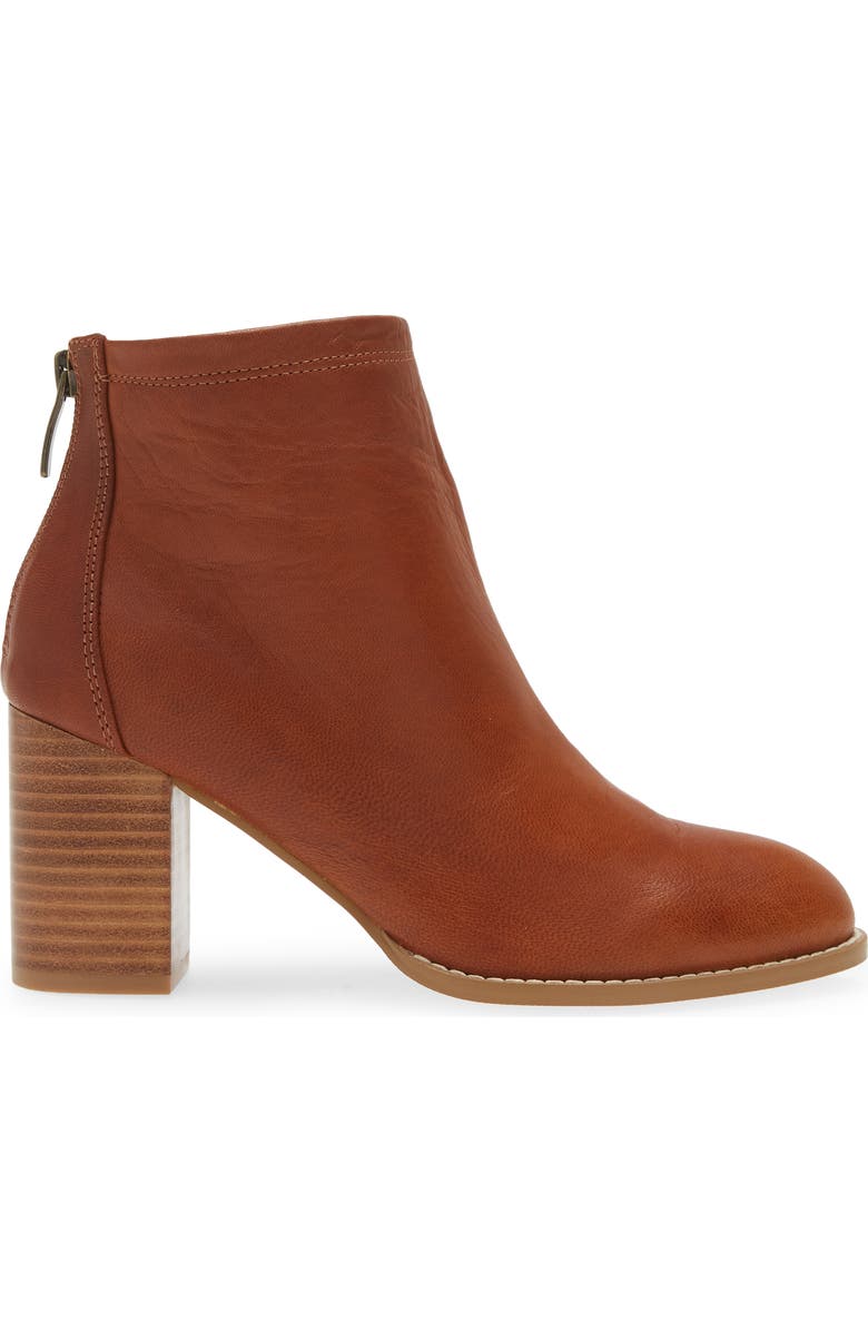 Chocolat Blu Alanna Bootie, Alternate, color, Brown Leather
