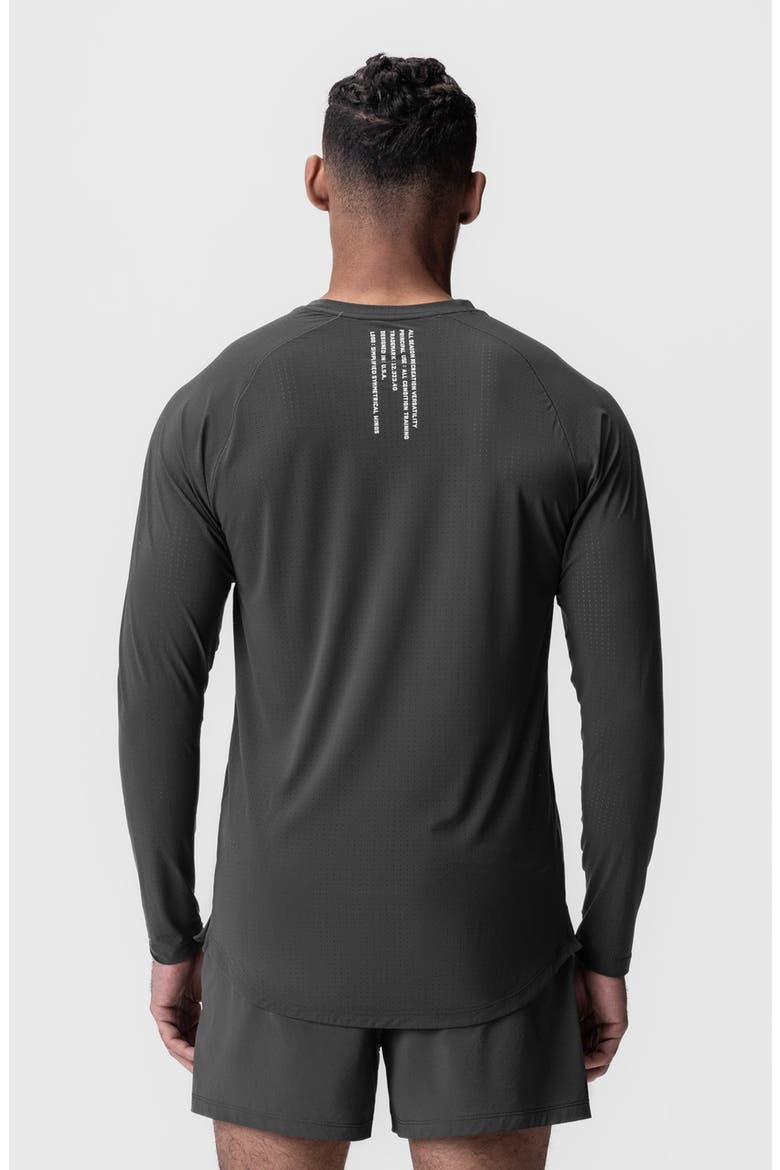 Laser Vent Established Long Sleeve Shirt, Alternate, color, Space Grey