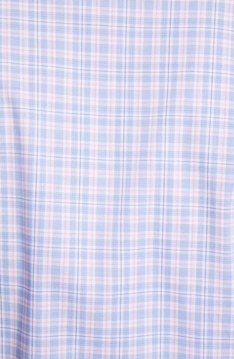 Lorenzo Uomo Trim Fit Stretch Plaid Dress Shirt, Alternate, color, 