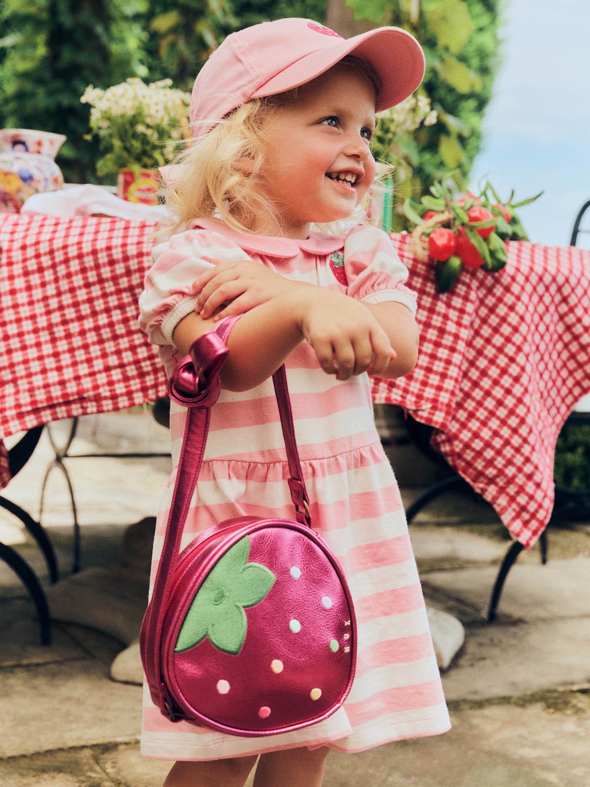 Huxbaby Juicy Strawberry Shoulder Bag, Alternate, color, 