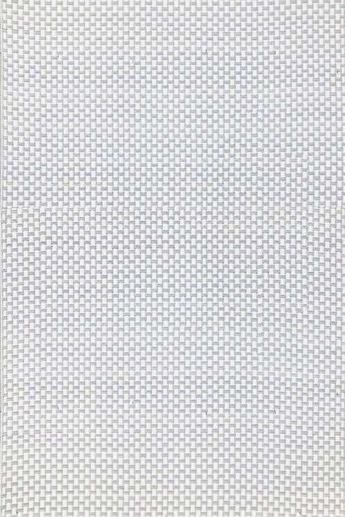 Mad Mats Basket Weave White Stone Rug