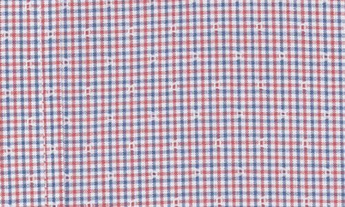 Original Penguin Slim Fit Dobby Check Floral Button-up Shirt In Nantucket