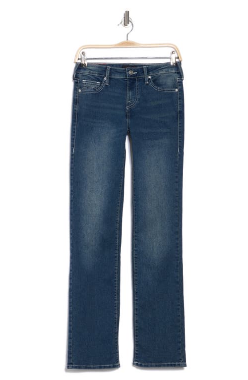 TRUE RELIGION TRUE RELIGION BILLIE MID RISE STRAIGHT LEG JEANS