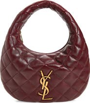 Saint Laurent Baby Icare Quilted Leather Hobo Bag