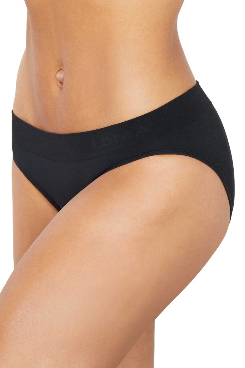 Low Hide Brief, Alternate, color, Black