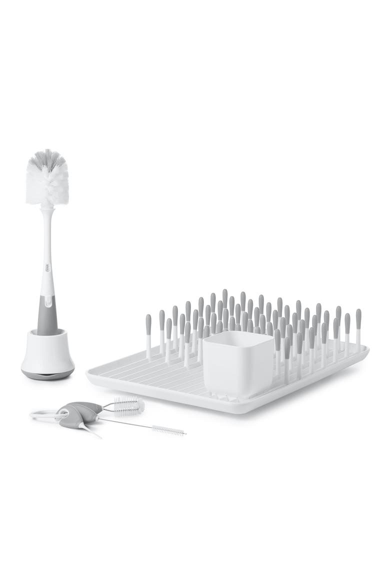 Bottle & Cup Cleaning Set, Main, color, GRAY