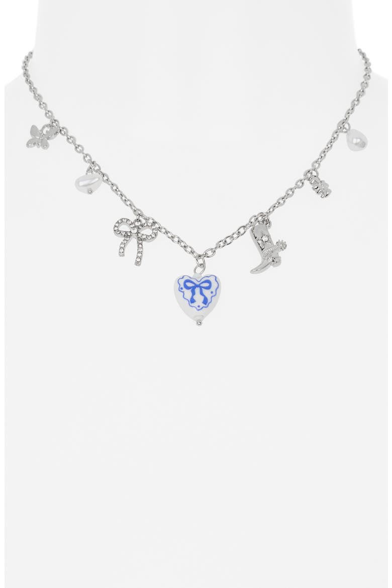 Pretty Western Charm Necklace, Alternate, color, RHODIUM MULTI