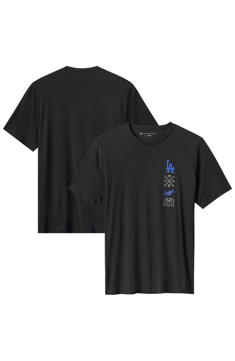 TravisMathew Men's TravisMathew Black Los Angeles Dodgers Sunset Slam 2.0 T-Shirt, Alternate, color, 