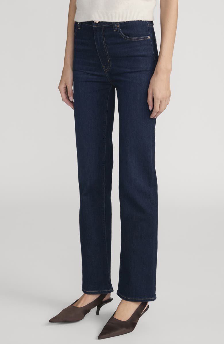 FRAME Le Sleek High Waist Ankle Straight Leg Jeans, Alternate, color, Fairway