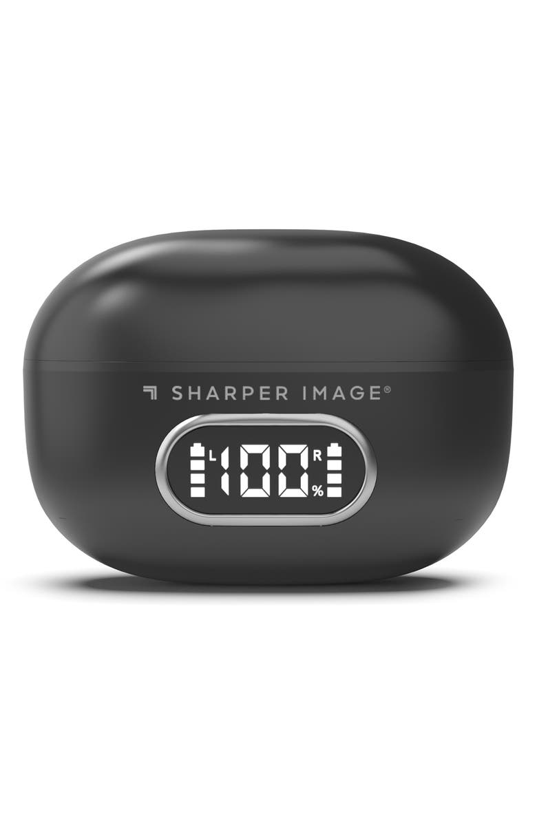 Sharper Image Open Air Clip True Wireless Earbuds, Alternate, color, Black