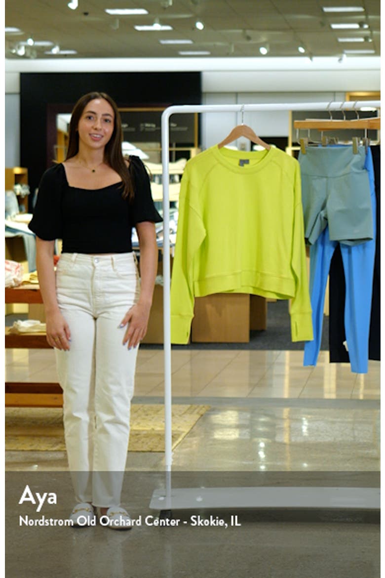 After Class Organic Cotton Blend Longline Sweatshirt video