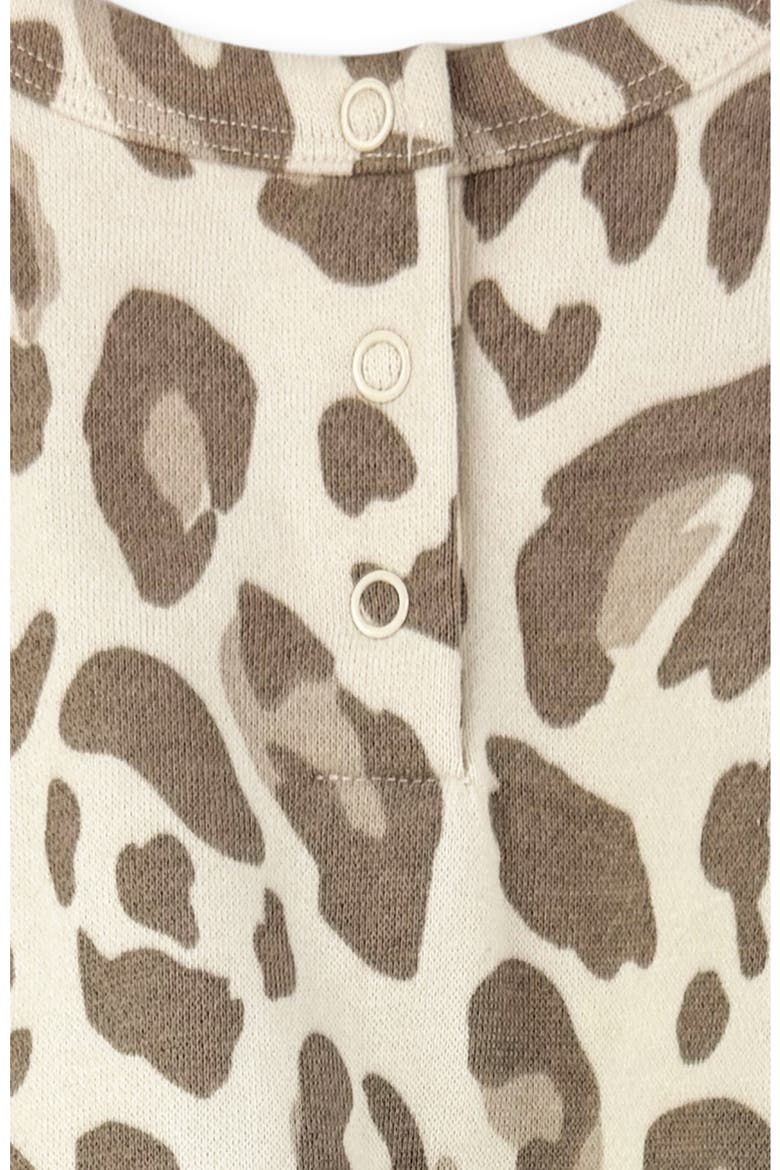 Kids' Dani Sweatshirt Dress, Alternate, color, NATURAL SNOW LEOPARD