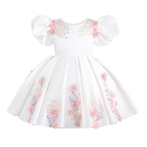 Noeline Floral Applique Dress
