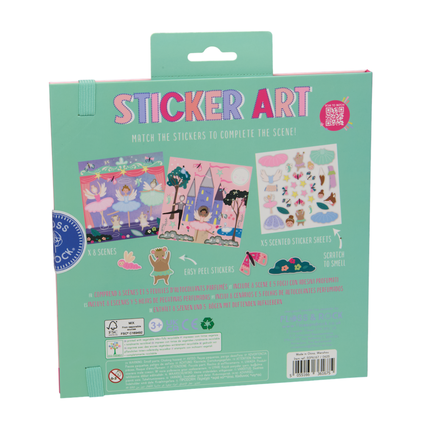 Floss & Rock Scratch & Sniff Sticker Art | Nordstrom