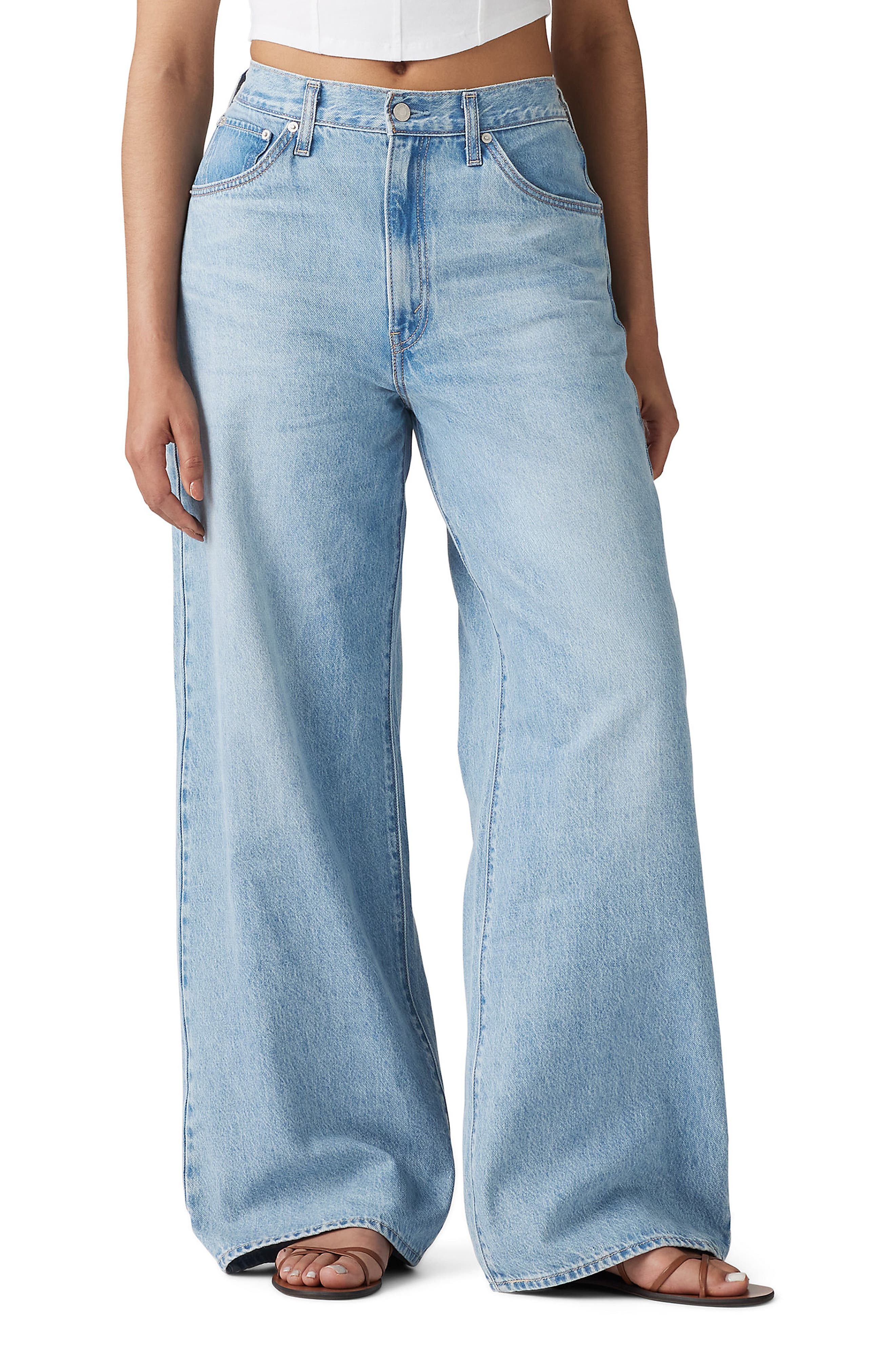 Cinch Baggy Wide Leg Jeans