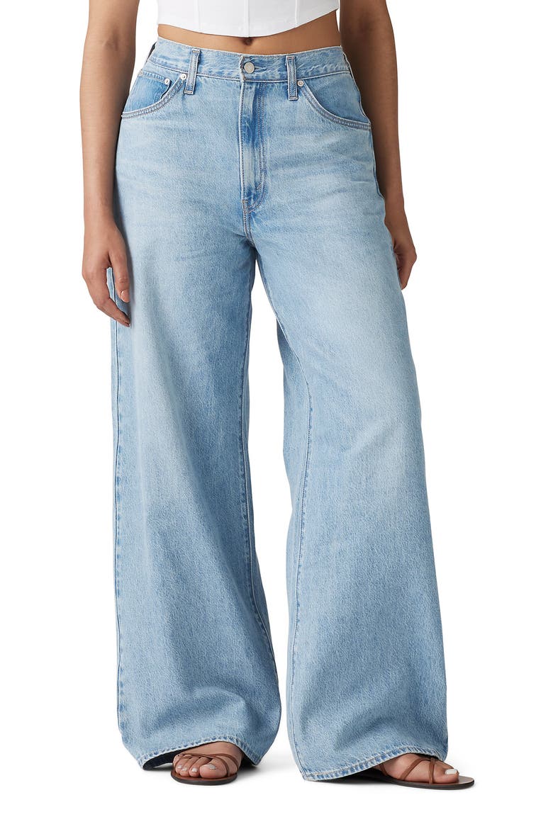 Cinch Baggy Wide Leg Jeans, Main, color, INVESTED INDIGO