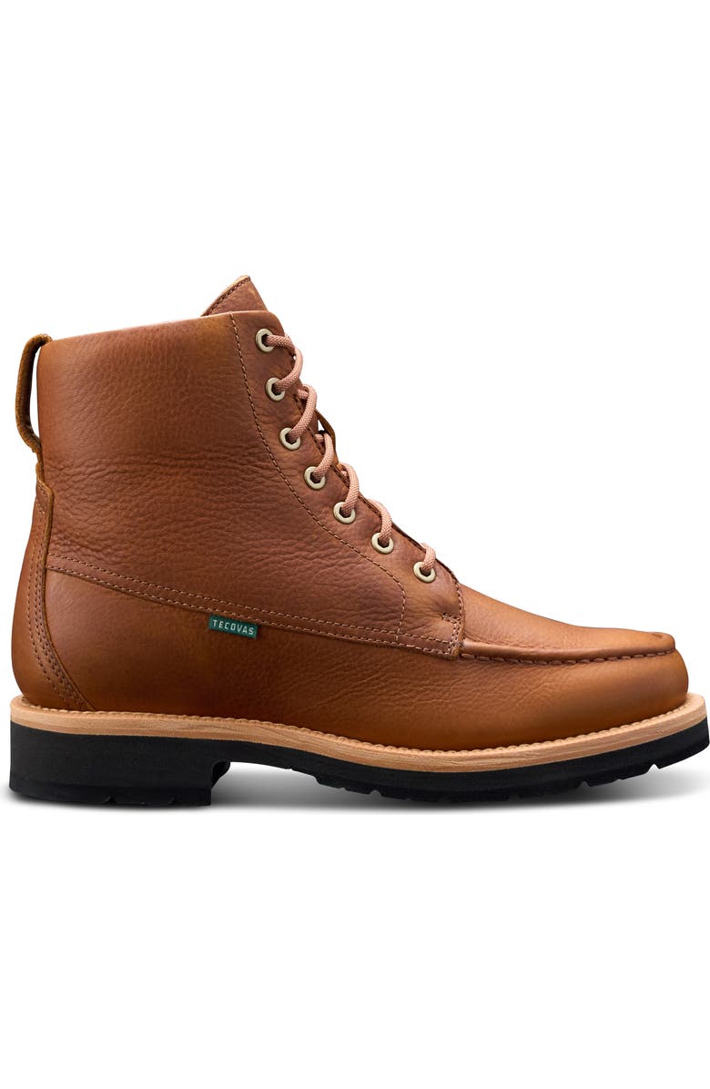Tecovas The Rugged Moc Toe Boot, Alternate, color, Saddle Cowhide