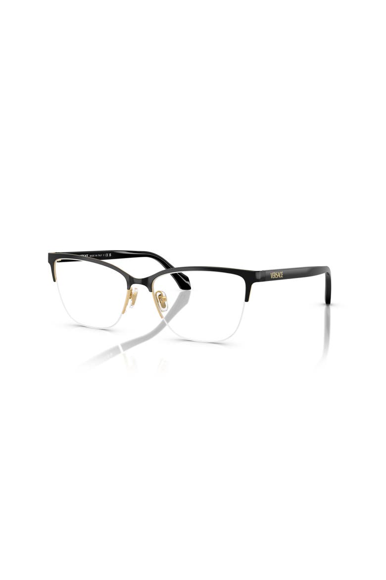 54mm Cat Eye optical glasses, Main, color, Gold/ Black