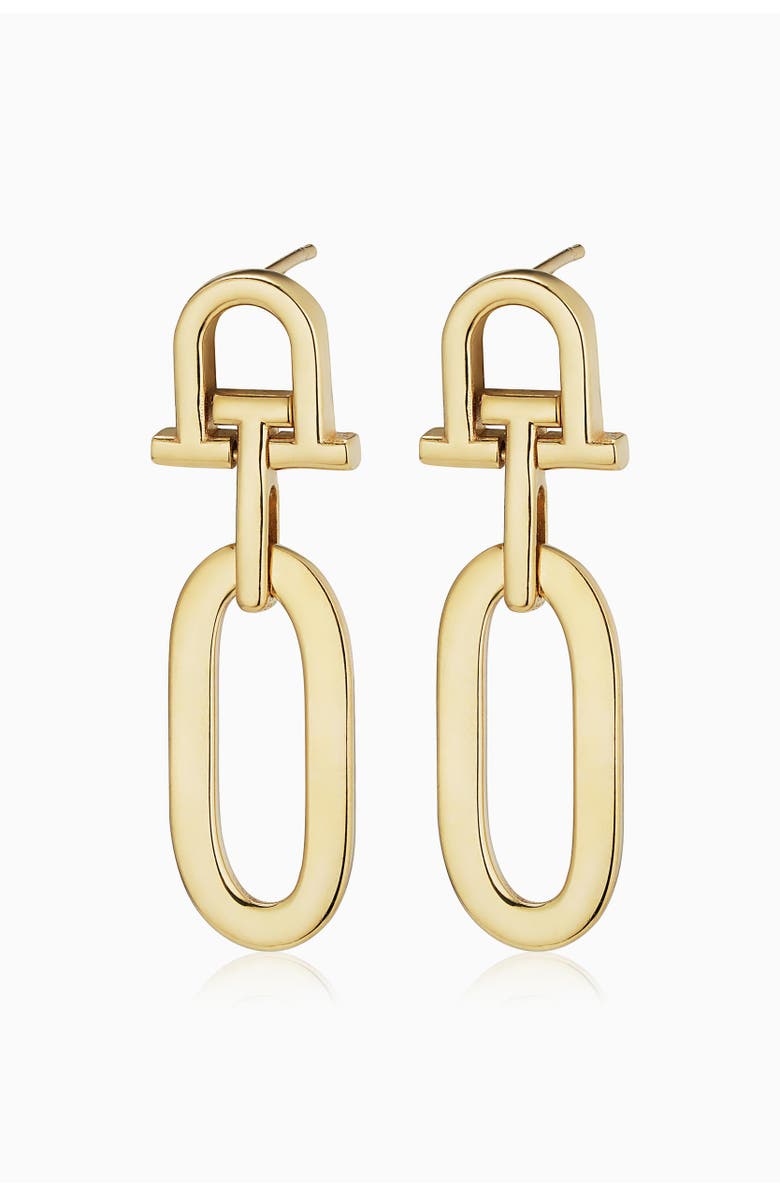 Oradina 14K Yellow Gold Maison Drop Earrings, Main, color, 