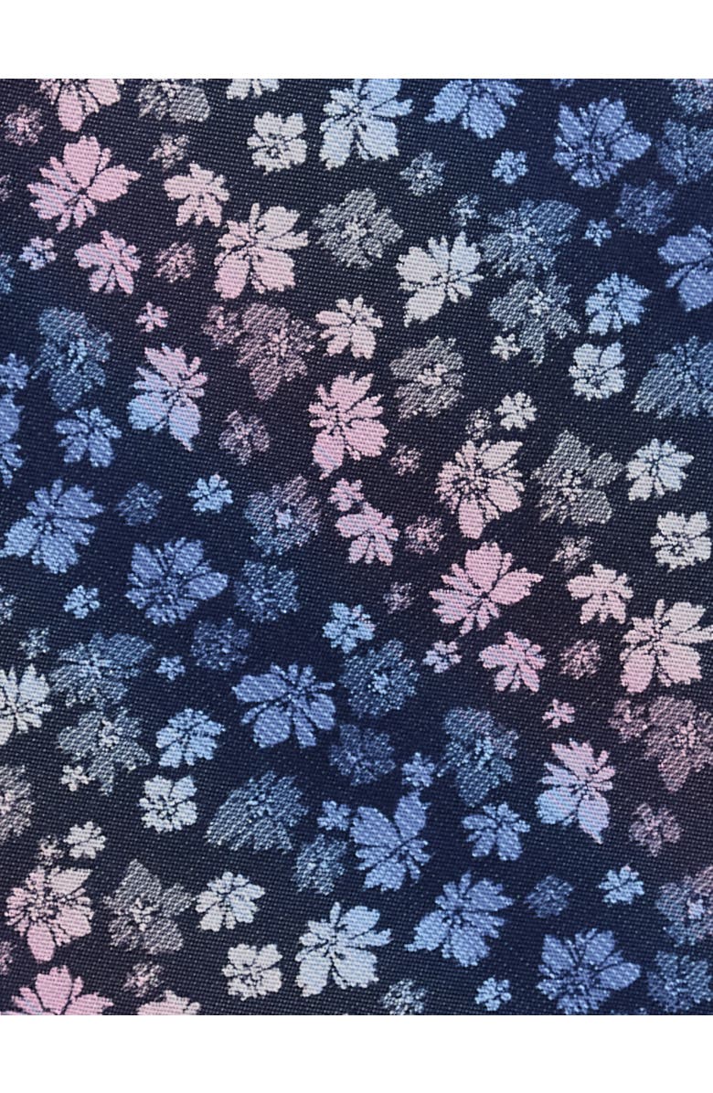 Synrgy by DXL Big & Tall Ombré Floral Tie, Alternate, color, Navy