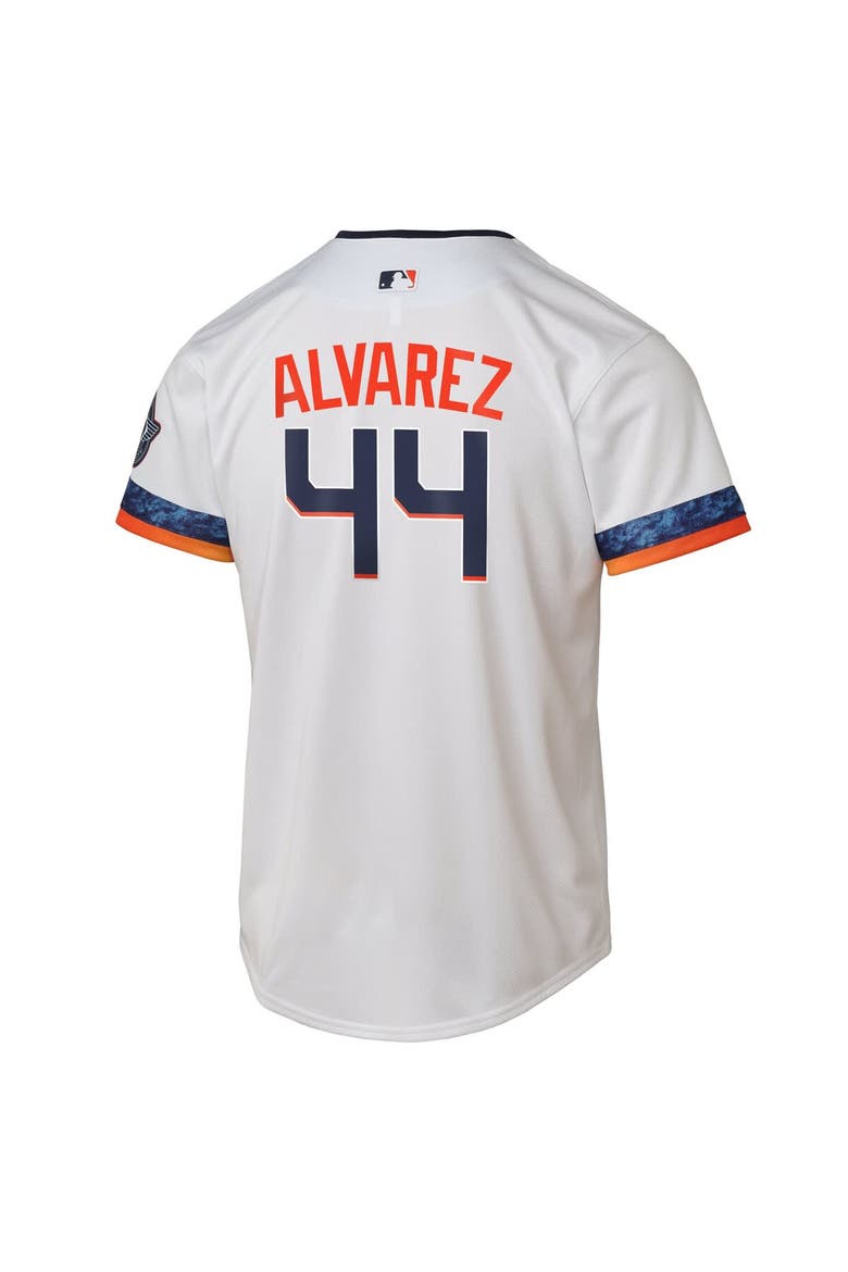 Youth Nike Yordan Alvarez White Houston Astros 2025 City Connect Limited Player Jersey, Alternate, color, White