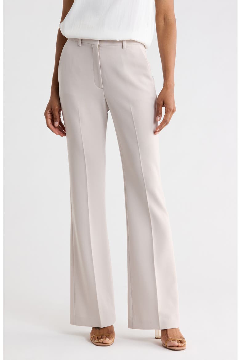 Demitira High Waist Flare Leg Pants, Main, color, STONEWARE