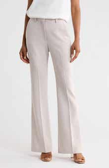 Theory Demitira High Waist Flare Leg Pants