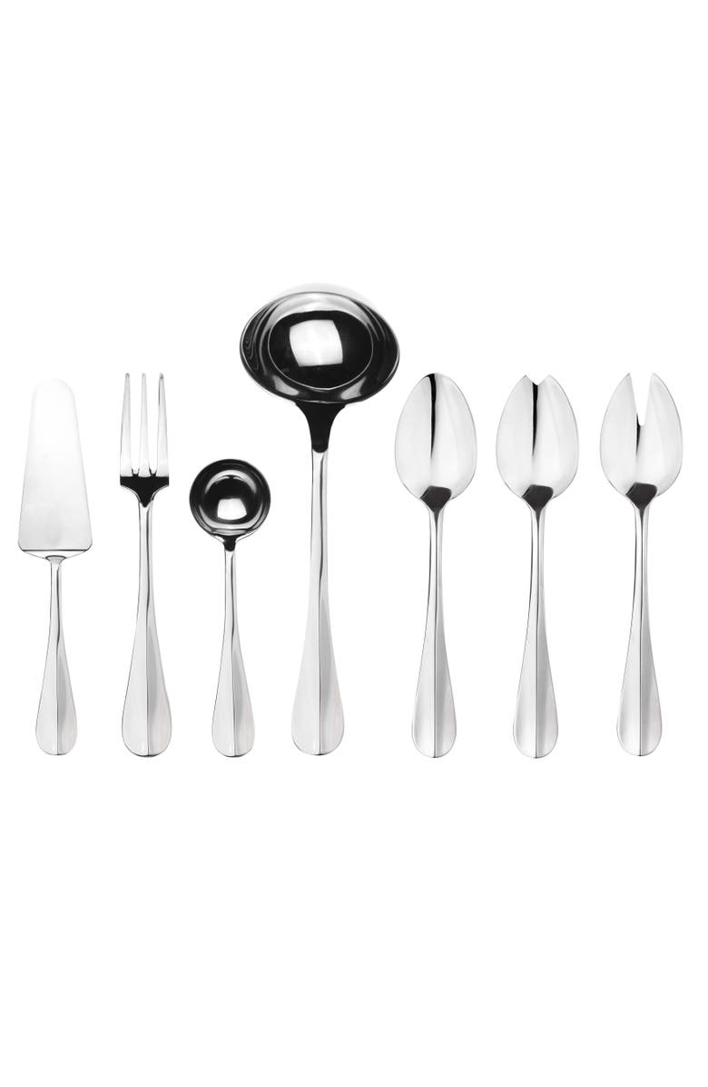 Mepra Roma Serving Set - 7 Pieces, Alternate, color, Silver
