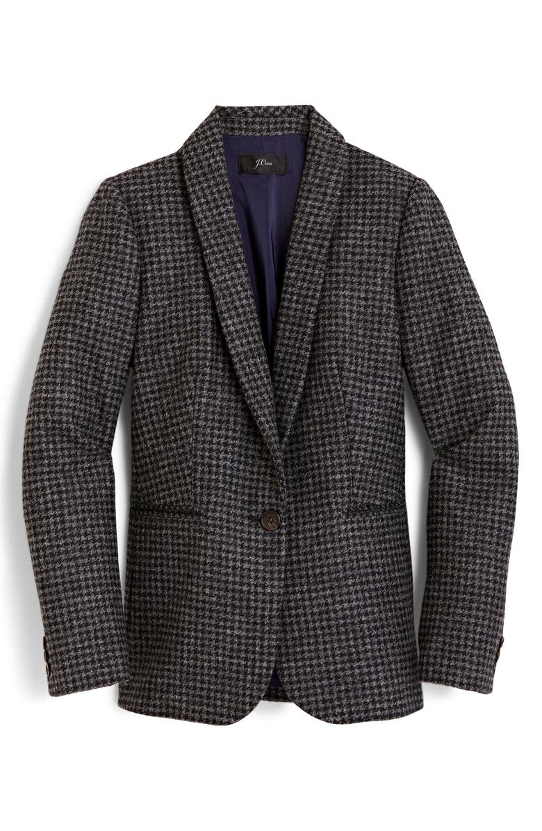 J.Crew Parke Houndstooth Wool Blazer, Alternate, color,