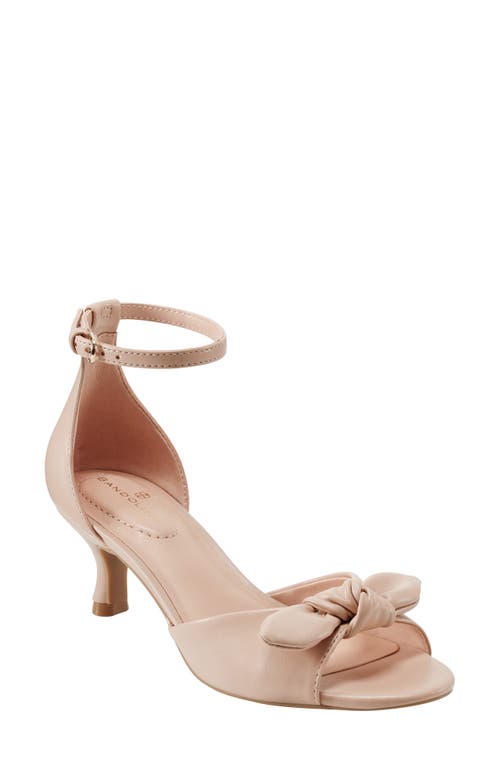Bandolino Andora Ankle Strap Kitten Heel Sandal In Light Pink 680