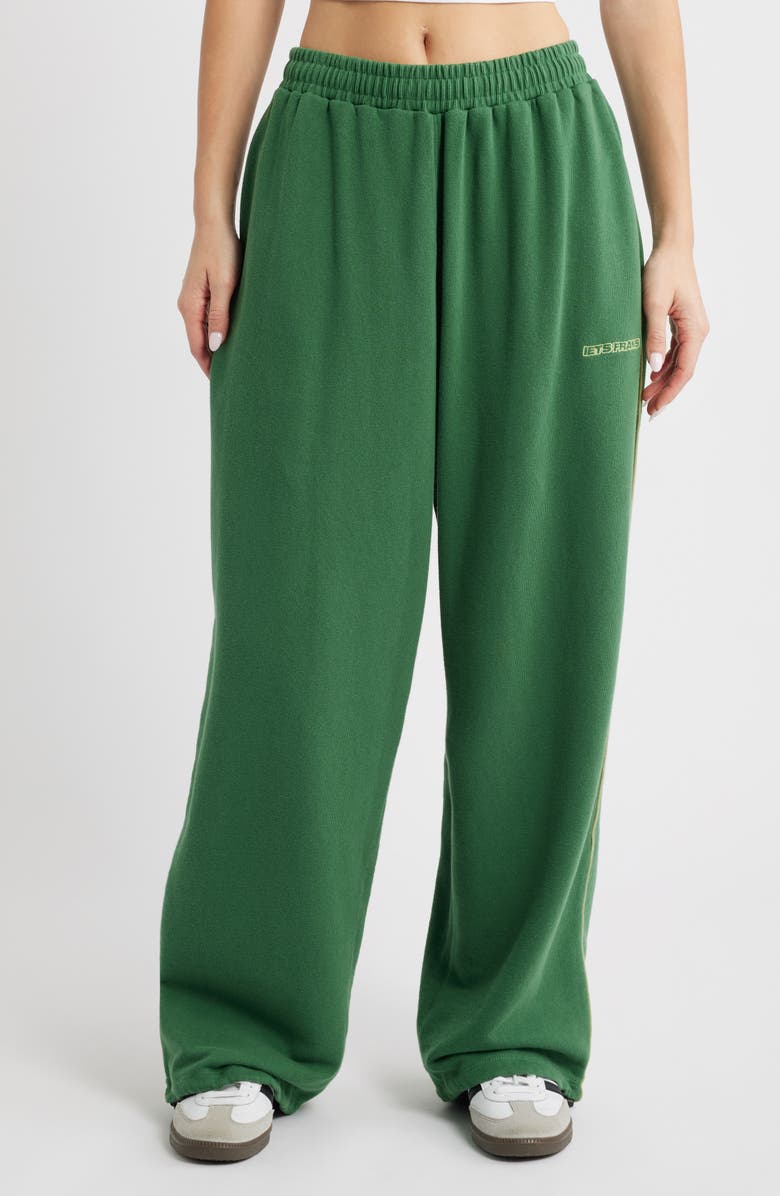 Iets Frans Harri Cotton Wide Leg Sweatpants, Main, color, 