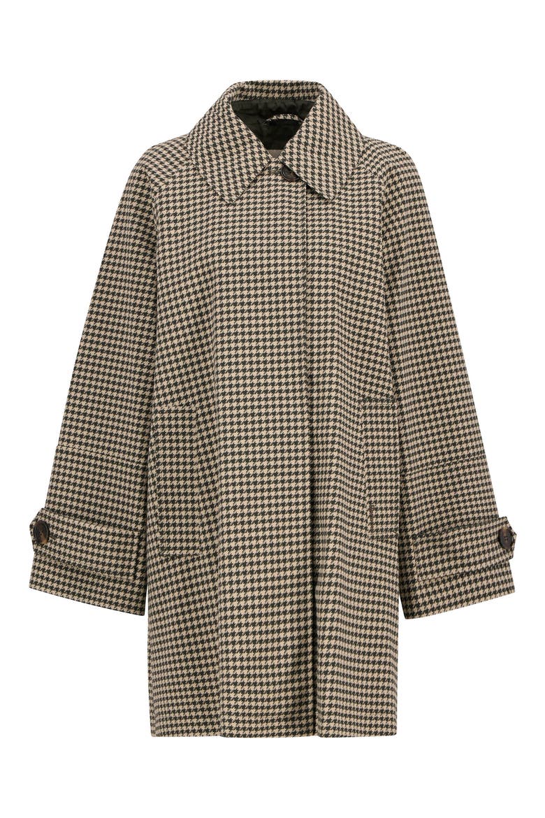 Kennedy Water Resistant Houndstooth Check Jacket, Alternate, color, SAGE HOUNDSTOOTH/ MIST