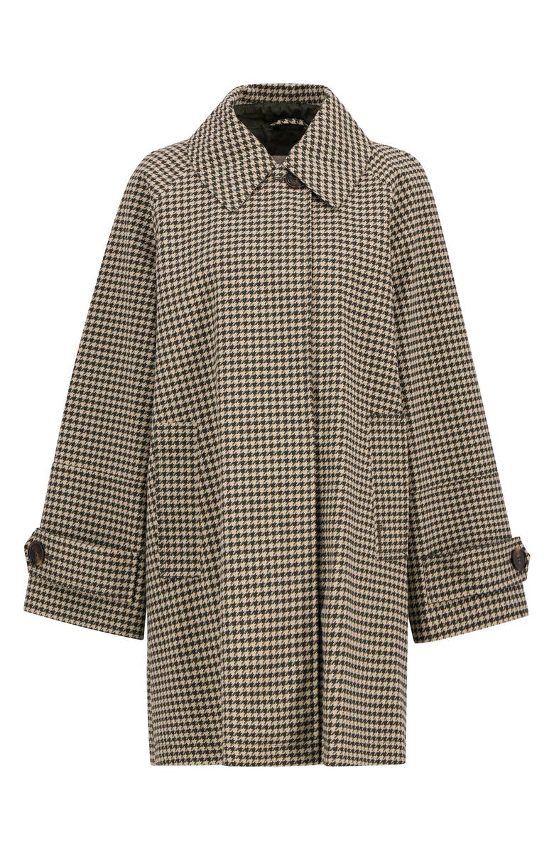 Barbour Kennedy Water Resistant Houndstooth Check Jacket, Alternate, color, Sage Houndstooth/ Mist