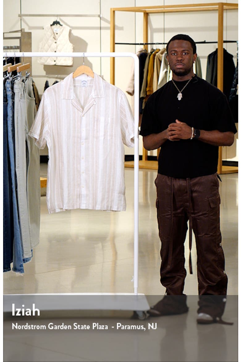 Stripe Linen Camp Shirt video