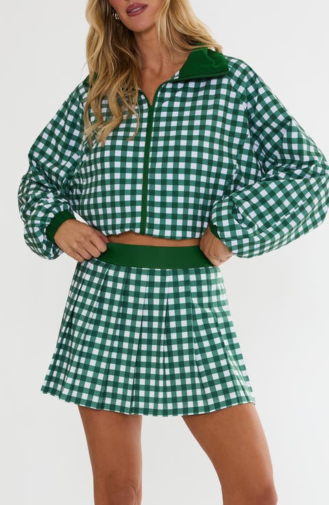 Casen Check Track Jacket