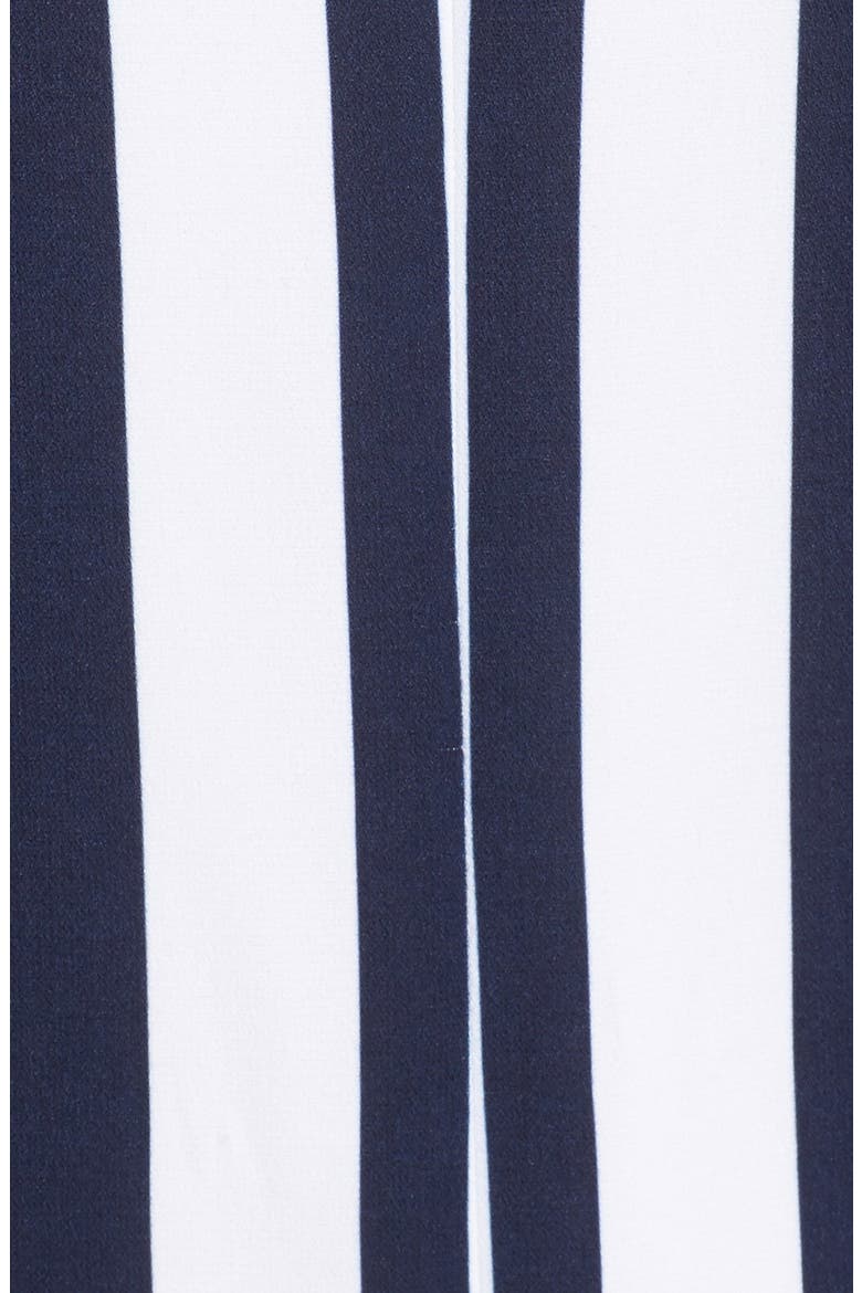 Stripe Cape Blazer, Alternate, color, NAVY
