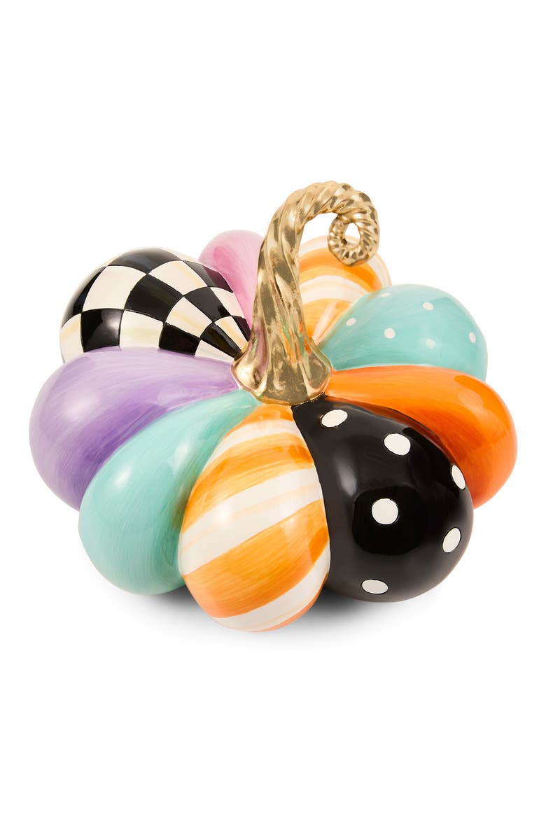 Whimsy Patchwork Small Squash Decoration, Alternate, color, MULTI