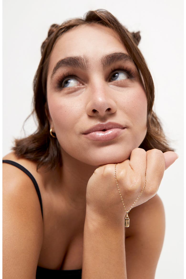 Charm with a Lucky Word, Alternate, color, Gold