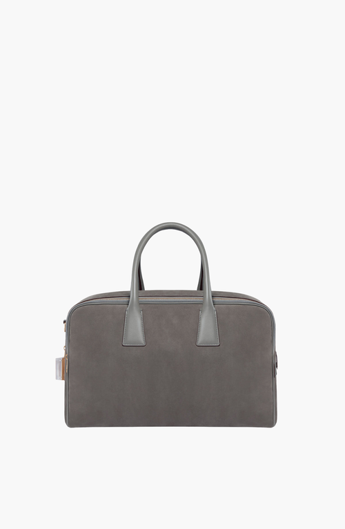 Aviteur Cristallo Nubuck Weekend Bag In Gray