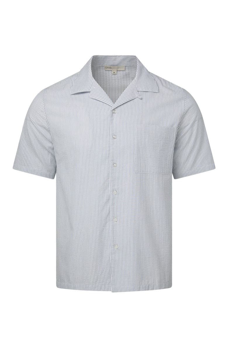 Onia Poplin Seersucker Convertible Vacation Shirt, Alternate, color,