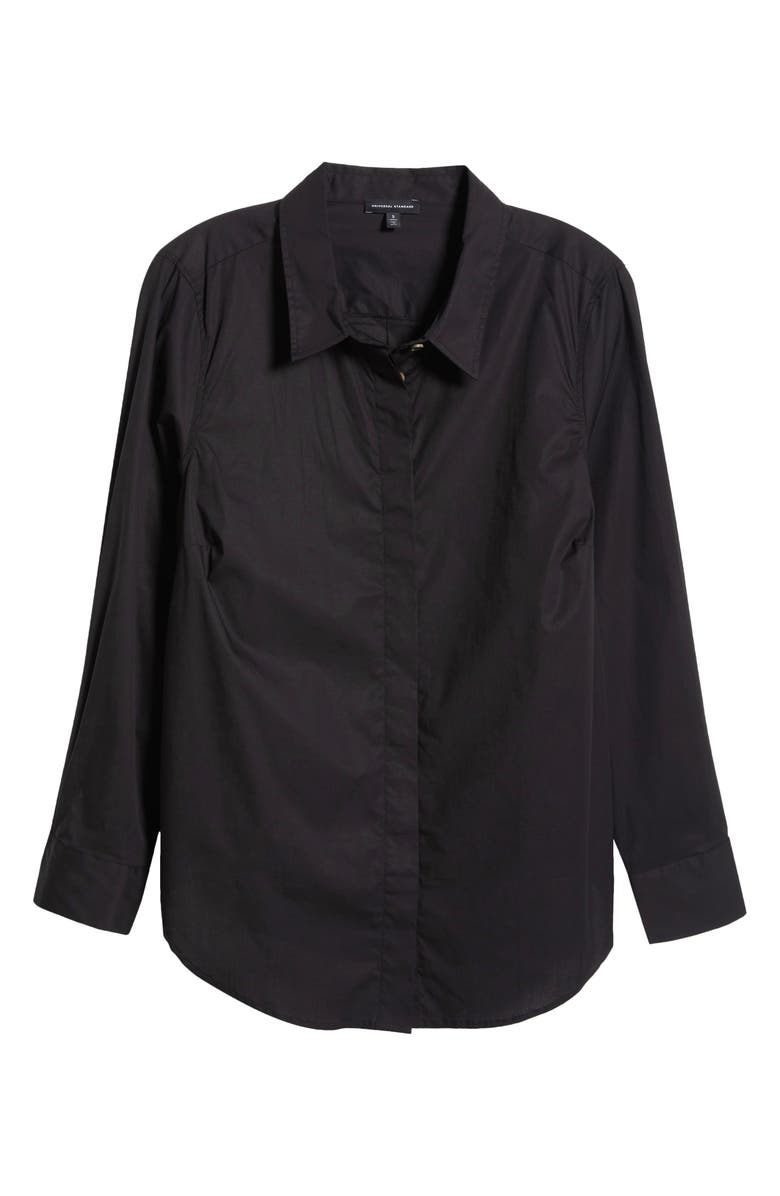 Universal Standard Elbe Classic Fit Button-Up Shirt, Alternate, color, 