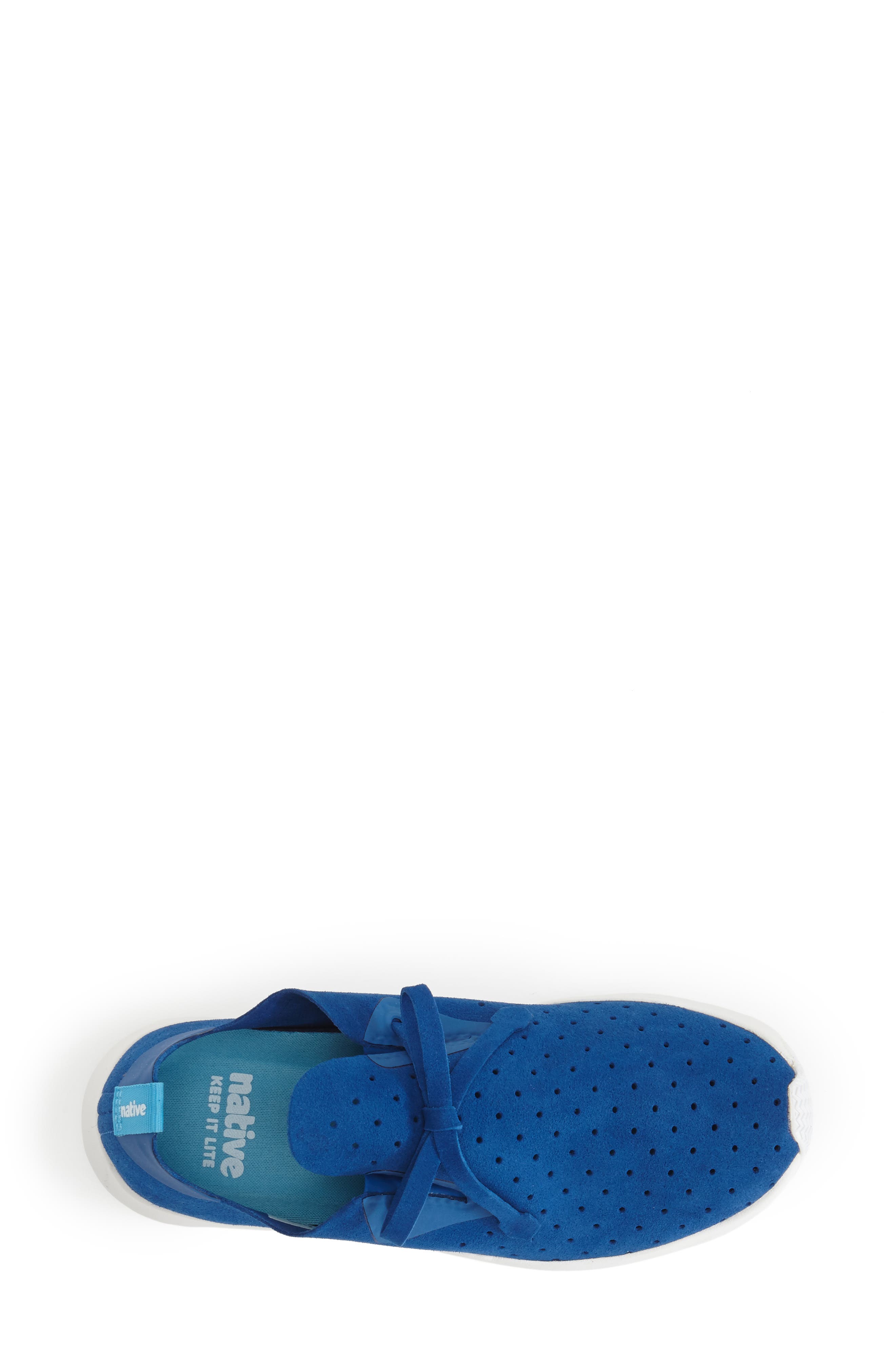 'Apollo' Perforated Sneaker, Alternate, color, BLUE