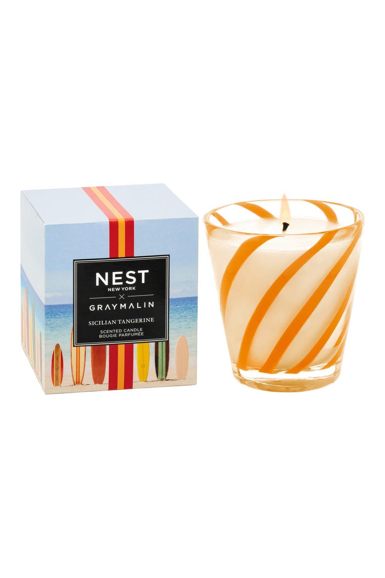 x Gray Malin Sicilian Tangerine Scented Candle (Limited Edition), Main, color, NO COLOR