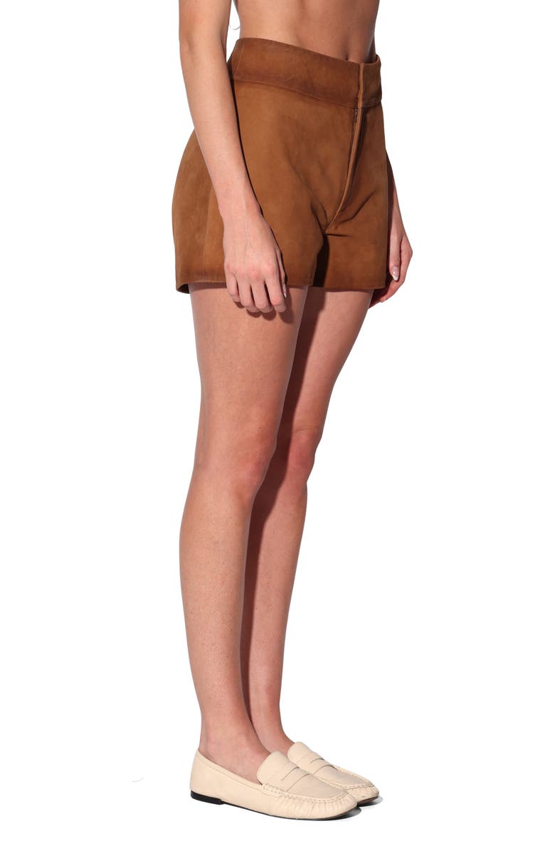 Walter Baker Kendra High Waist Shorts, Alternate, color, Oak Suede