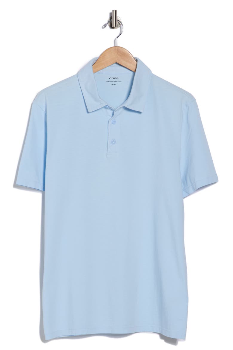 Garment Dyed Cotton Polo, Alternate, color, PALE BLUE