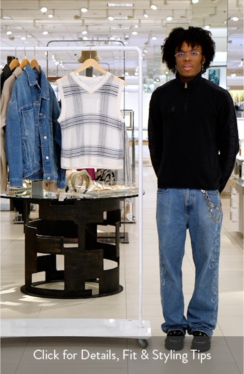 Plaid V-Neck Wool Sweater Vest, sales video thumbnail