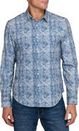 Brooklyn Brigade Persian Print Woven Long Sleeve Basic
