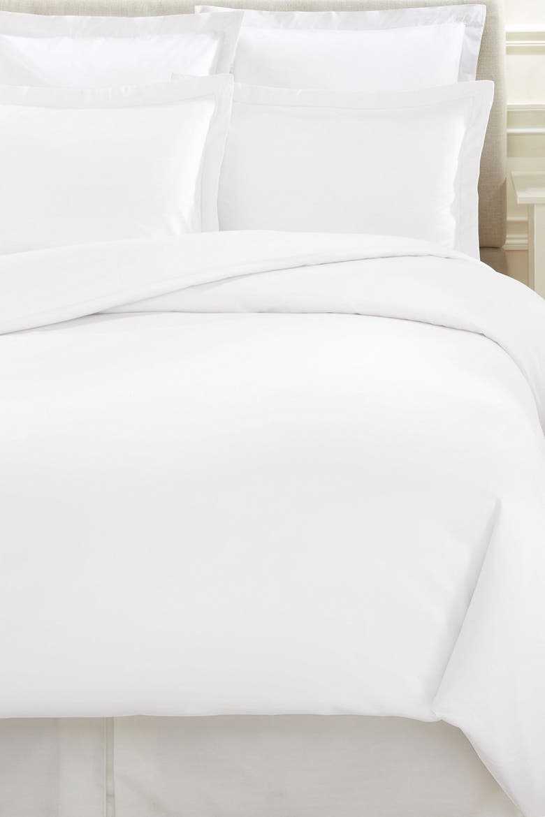 400 Thread Count Cotton Supima Cotton Duvet Set, Main, color, WHITE